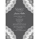 Grey Vintage Lace Invitations Image 4 of 6